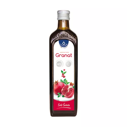 Oleofarm - sok z granatu z witaminą C, 490 ml