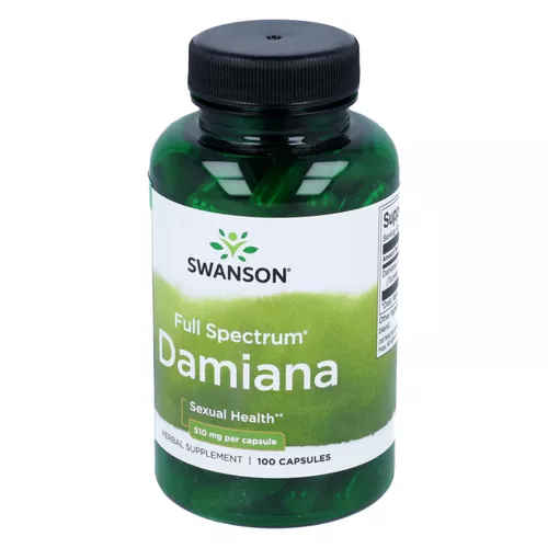 Swanson Damiana, 100 kapsułek
