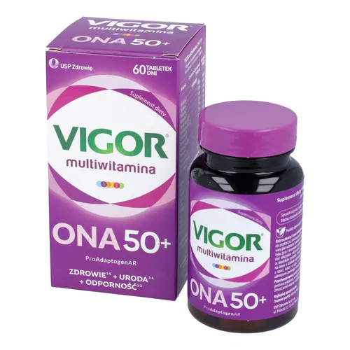 Vigor Multiwitamina Ona 50+, 60 tabletek