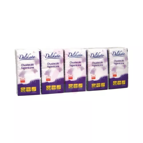 DELICATO - chusteczki higieniczne (10 sztuk), 10 sztuk