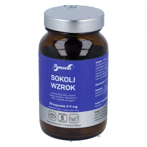 Pananseus Sokoli wzrok, 50 kapsułek