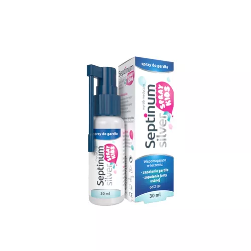 Zdrovit - Septinum Silver Spray KIDS, na stany zapalne jamy ustnej, od 2. roku życia, 30 ml