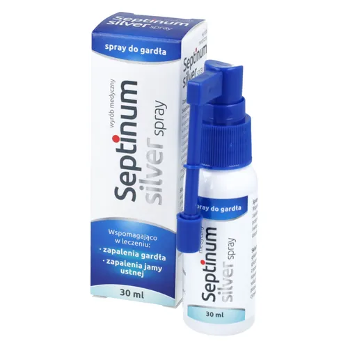 Zdrovit - Septinum Silver, spray na ból gardła, 30 ml