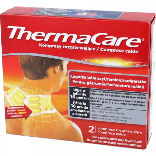 ThermaCare, kompresy rozgrzewające na szyję i ramiona, 2 sztuki