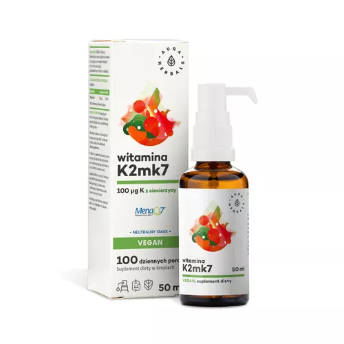 Aura Herbals Witamina K2MK7, 50 ml