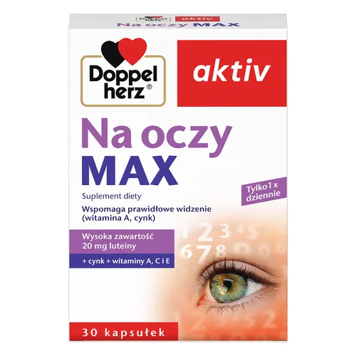 Doppelherz Aktiv - Na oczy MAX, 30 kapsułek