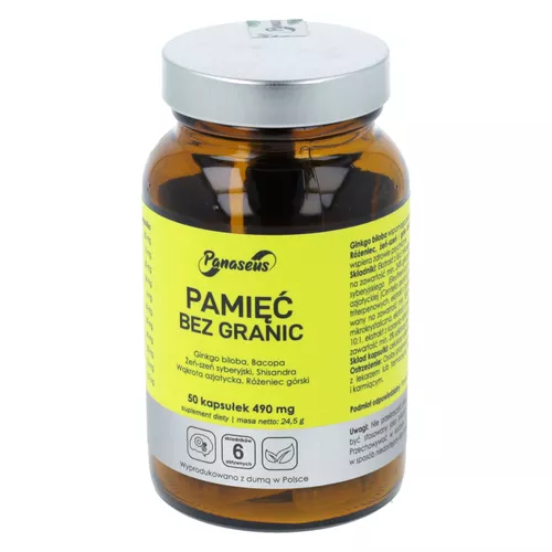 Panaseus Pamięć bez granic, 50 kapsułek