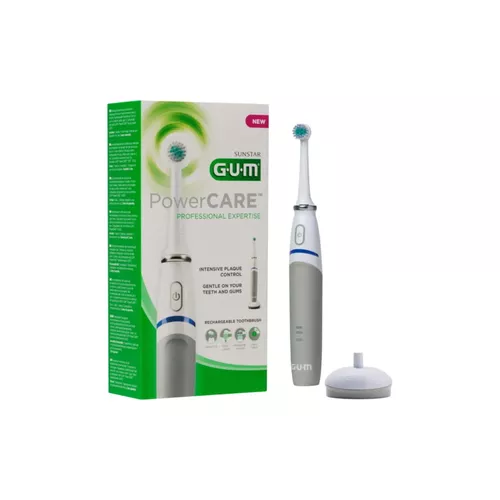 SUNSTAR - GUM PowerCARE, szczoteczka elektryczna do zębów, 1 sztuka