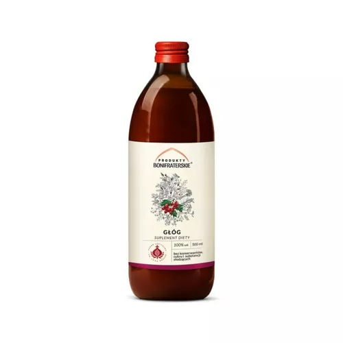 Produkty Bonifraterskie Głóg, 500 ml