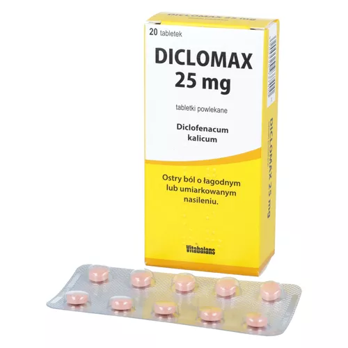 Diclomax 25 mg, 20 tabletek powlekanych