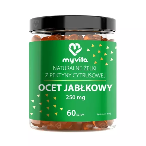 MyVita Ocet Jabłkowy 250 mg, żelki, 60 sztuk