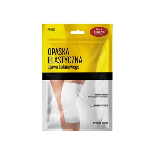 Pani Teresa - opaska elastyczna stawu kolanowego, rozmiar L, 1 sztuka