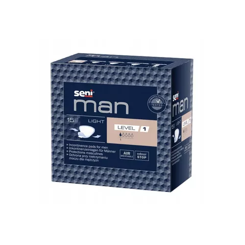 Seni Man - Light Level 1, wkładki anatomiczne, 15 sztuk