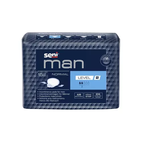 Seni Man - Normal Level 2, wkładki anatomiczne, 15 sztuk