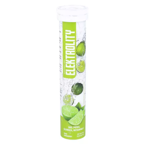 Activlab Elektrolity, smak limonkowy, 20 tabletek musujących