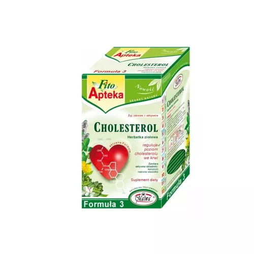 Malwa Cholesterol, Formuła 3, zioła, 20 torebek