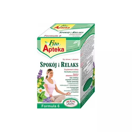 Malwa Spokój i relaks, Formuła 6, zioła, 20 torebek