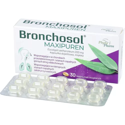 Bronchosol Maxipuren, 30 kapsułek