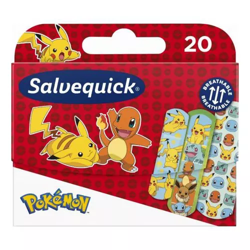 Salvequick Pokemon - plastry, 20 sztuk