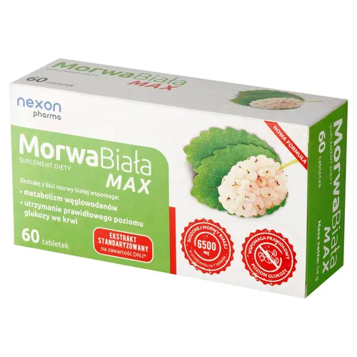 Morwa Biała Max, 60 tabletek