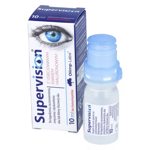 Supervision, krople do oczu, łagodzą zaczerwienienia, 10 ml