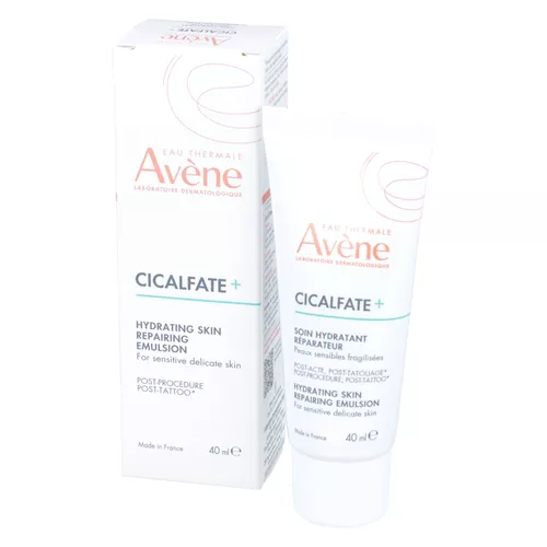 Avene Cicalfate+ - nawilżająca emulsja regenerująca do twarzy i ciała, 40 ml