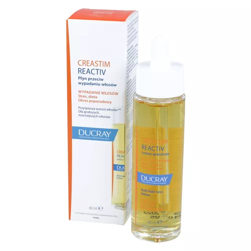 DUCRAY Creastim Reactiv - płyn przeciw wypadaniu włosów, 60 ml