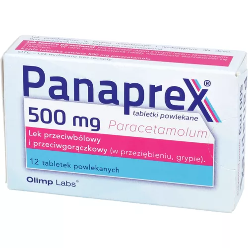 Panaprex 500 mg, 12 tabletek powlekanych