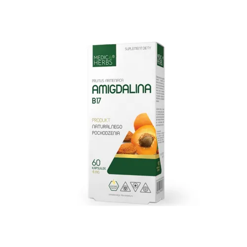 Medica Herbs Amigdalina B17, 60 kapsułek