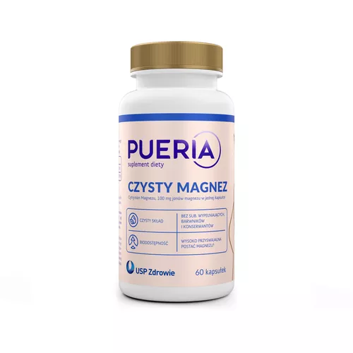 Pueria Czysty Magnez, 60 kapsułek