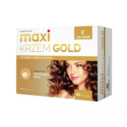 Maxi Krzem Gold, 60 kapsułek