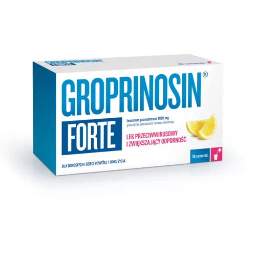 Groprinosin Forte 1000 mg, 30 saszetek