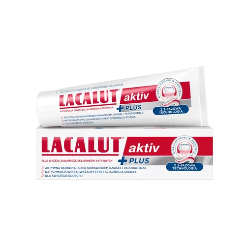 LACALUT AKTIV PLUS - pasta do zębów, 75 ml