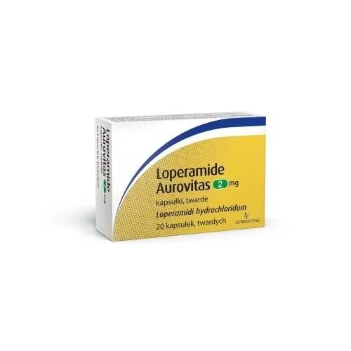 Loperamide Aurovitas 2 mg, 20 kapsułek