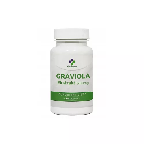 MedFuture Graviola ekstrakt 500 mg, 60 kapsułek