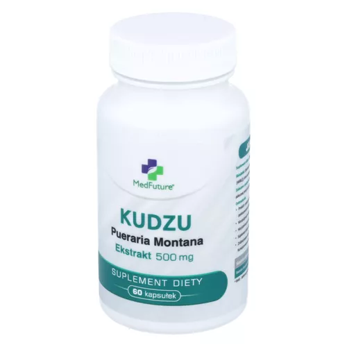 MedFuture Kudzu ekstrakt 500 mg, 60 kapsułek
