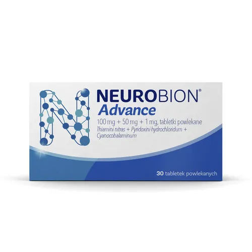 Neurobion Advance 100 mg+50 mg + 1 mg, 30 tabletek