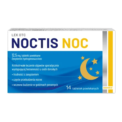 Noctis Noc 12,5 mg, 14 tabletek powlekanych