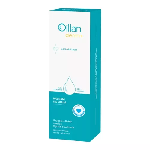 Oillan Derm+ - balsam do ciała, od 1. dnia życia, 400 ml