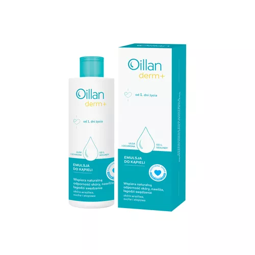 Oillan Derm+ - emulsja do kąpieli, od 1. dnia życia, 400 ml