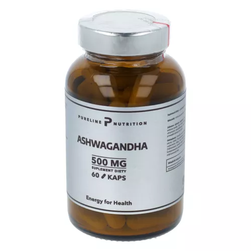 Pureline Nutrition Ashwagandha, 60 kapsułek