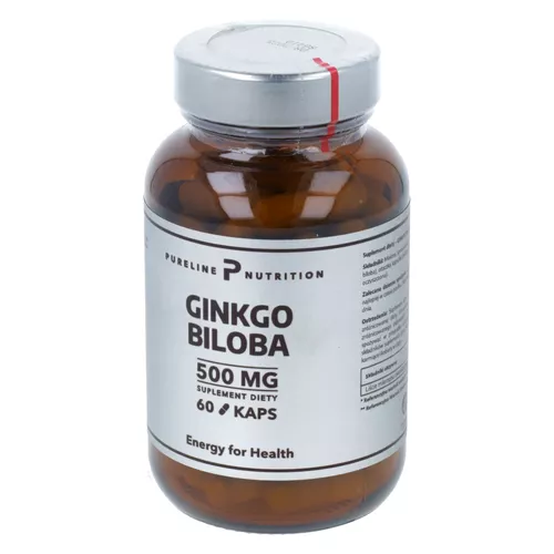 Pureline Nutrition Ginkgo Biloba, 60 kapsułek
