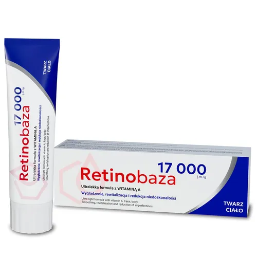 Retinobaza 17000 - farmaceutyczny krem z witaminą A, 30 g