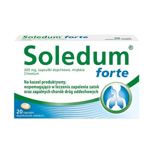 Soledum Forte 200 mg, 20 kapsułek