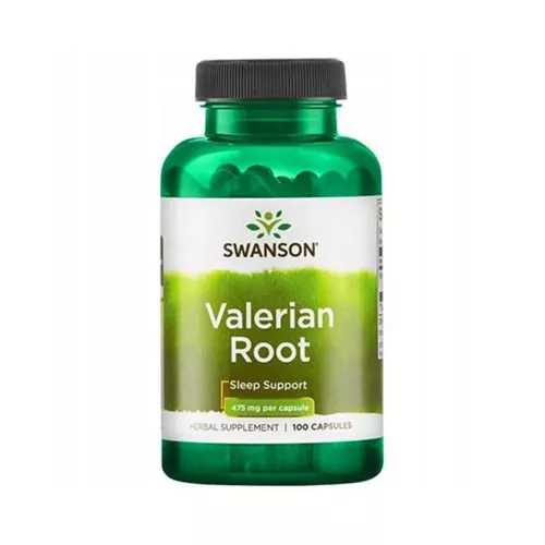 Swanson Valerian root 475 mg, 100 kapsułek