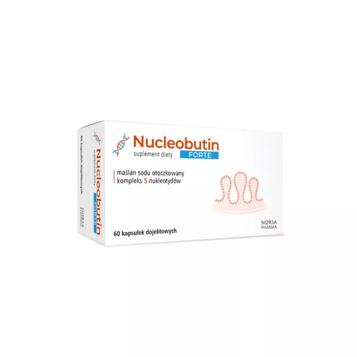Norsa Pharma, Nucleobutin Forte, 60 kapsułek