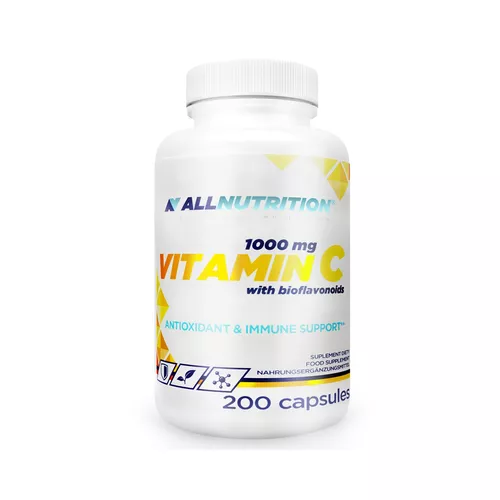 ALLNUTRITION Witamina C 1000 mg z bioflawonoidami, 200 kapsułek