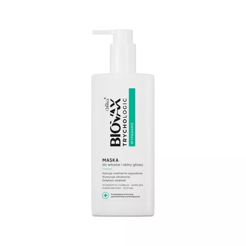 BIOVAX - Trychologic Wypadanie, maska do włosów i skóry głowy, 200 ml