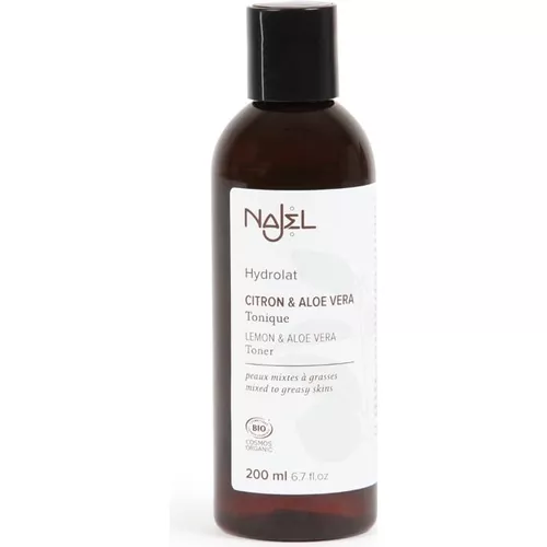 NAJEL - tonik-hydrolat z organicznych cytryn z sokiem z aloesu, 200 ml