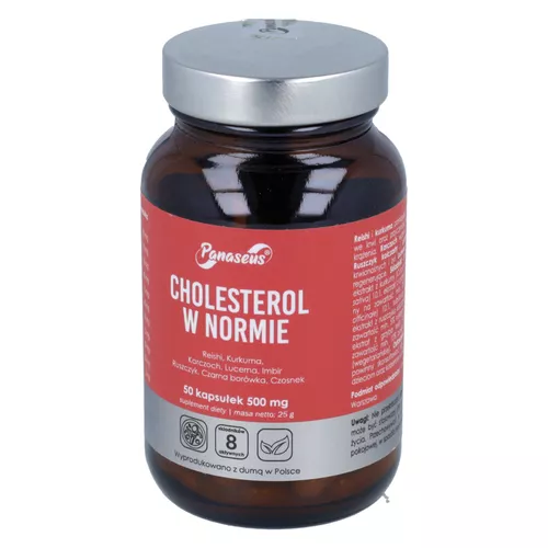 Panaseus Cholesterol w normie, 50 kapsułek